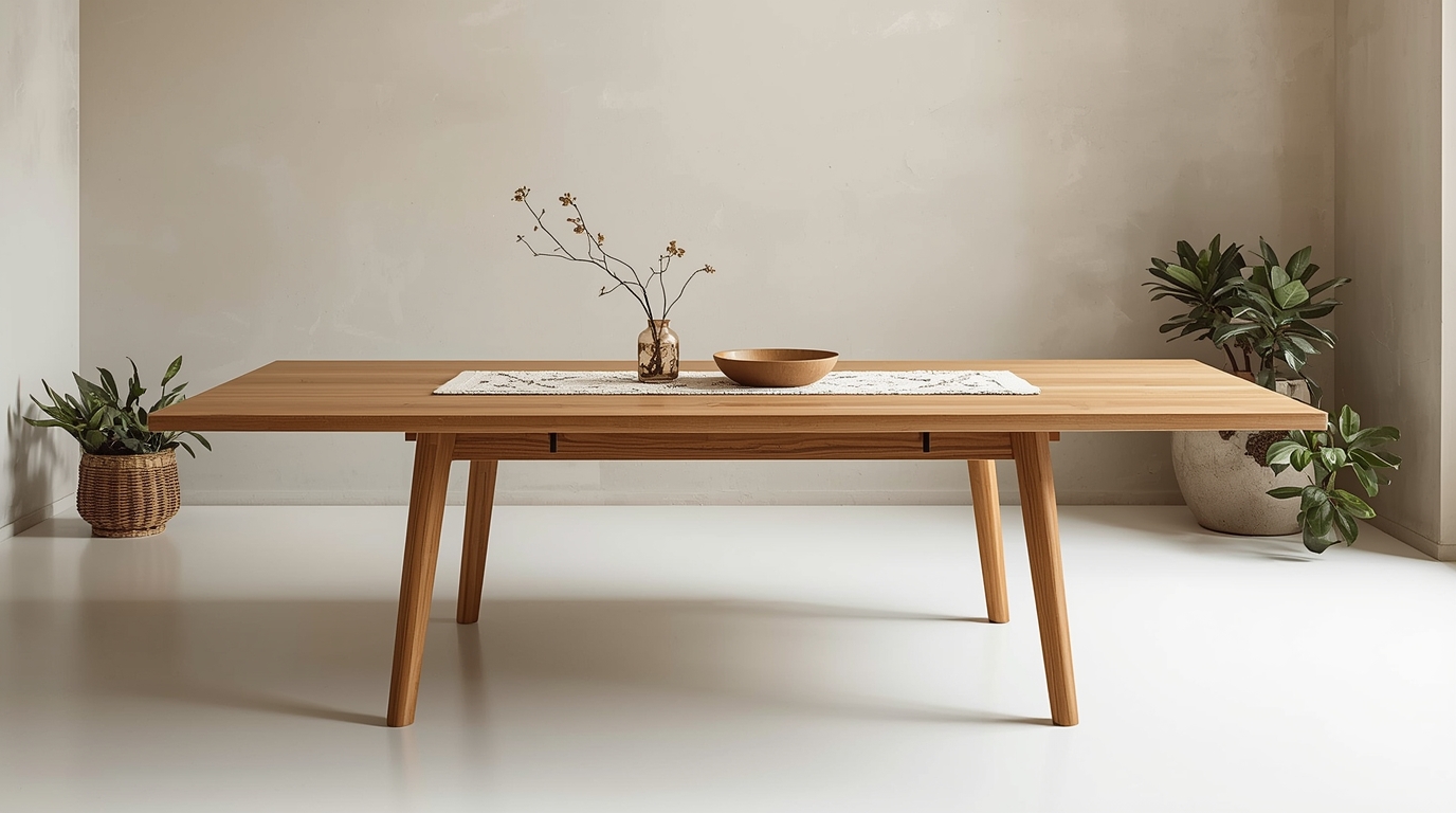 Contemporary Oak Extension Table by Beautifulcutchic